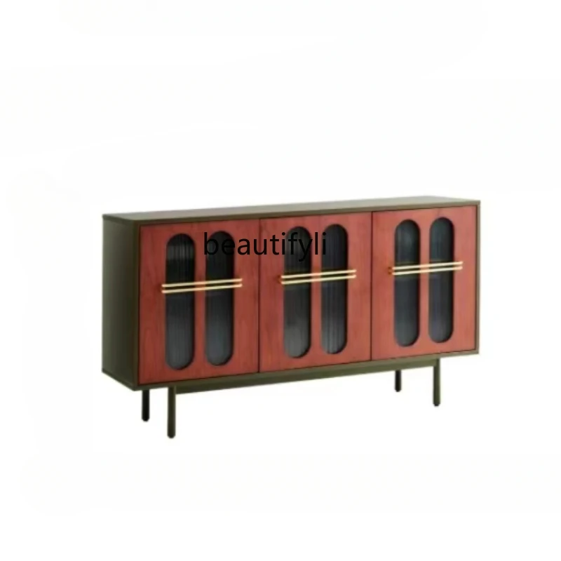 

Nordic Mid-Ancient Style Sideboard Cabinet Cabinet Storage Cabinet Integrated Wall Cabinet Retro Storage Cabinet