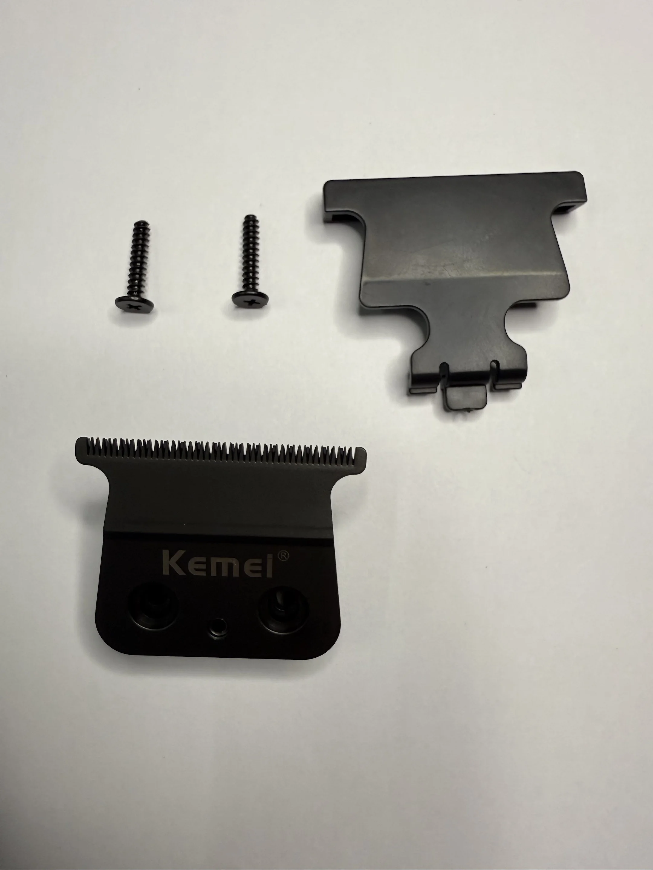 Kemei máquina de cortar cabelo sem fio masculina usb recarregável zero gap trimmer máquina de cortar cabelo elétrica lâmina original acessórios KM-2299