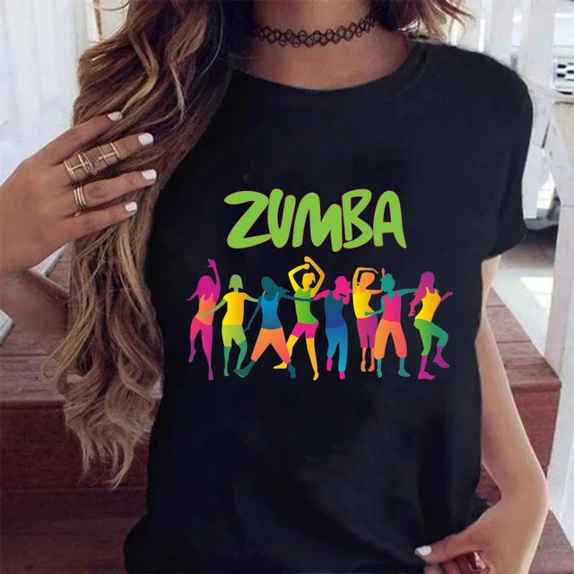 Vendedor Inocente subtítulo Love Zumba Dance Print Black T Shirt Summer Fashion Women Clothes Funny  Graphic Tshirt Femme Harajuku Shirt Hip Hop T-shirts - T-shirts - AliExpress