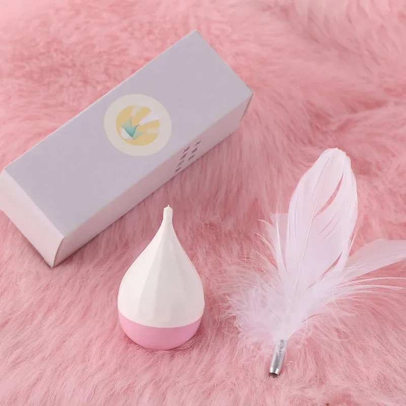 Cat Toy Tumbler Feather Teaser Toys For Cats Pet Playing Scratch Kitten Puzzle Interactive Toys Pet Cat Rolling