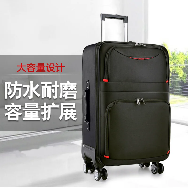 

Large Capacity Suitcase Men's Spinner Student Oxford Cloth Password Travel Case Business Suitcase Trolley Case Women