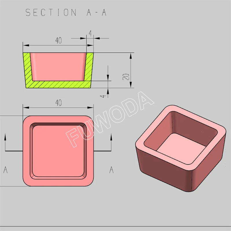 3200W Square Shaped Waffle Making Machine Electric Waffle Maker Square Crispy Waffles Maker Kitchen Appliance 6