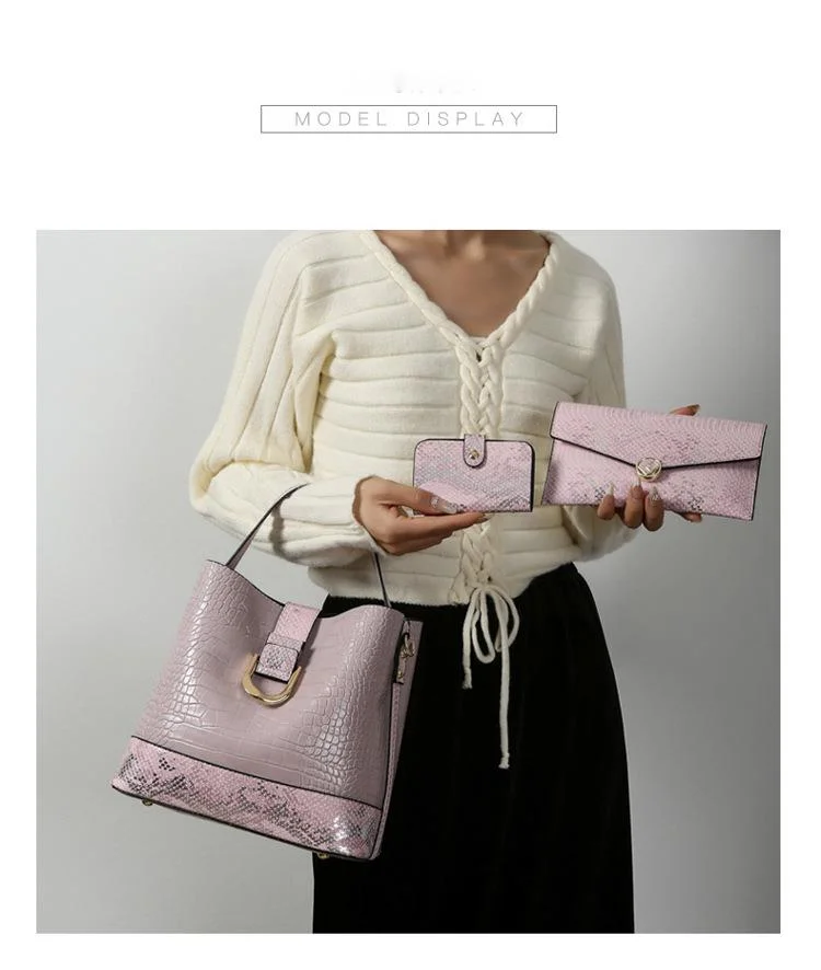 Women's Shoulder Bag And Crossbody Bucket Bag Set For Women_voghion.com