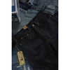 BOB DONG 15oz Selvedge Denim Jeans Mid High Waist Straight Mens Pants Button Fly 3
