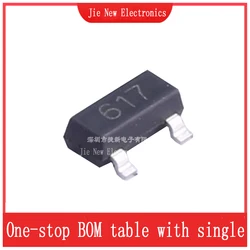 100PCS SMD Triode Transistors in SOT - 23 Package (FMMT617)