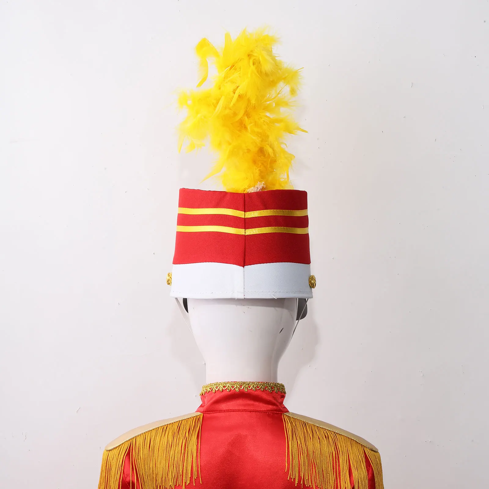 Children Drum Band Hat Stage Performance Cosplay Cap Halloween Party Circus Accessories women cosplay hat