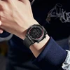 Fashion Men Watches LED Luminous Calendar Mens Digital Watch Waterproof Outdoor Sport Flashlight Chronograph Electronic Watches 6