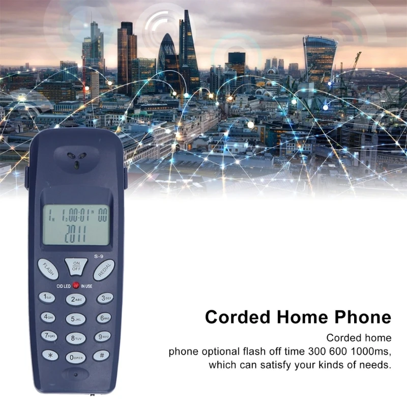 Multi Functional Telephone Line Tester Phone for Incoming Call Display Line Testing and Conversation Monitoring Telephone Line Tester