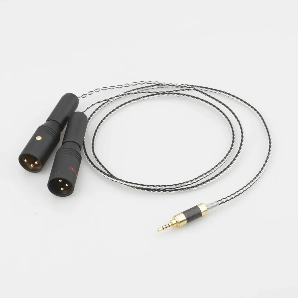 Astell & Kern AK100II, AK120II, AK240, AK380, AK320, DP-X1A, FIIO X5III 용 하이 엔드 TRRS 밸런스 수-2 XLR 수 케이블, 2.5mm