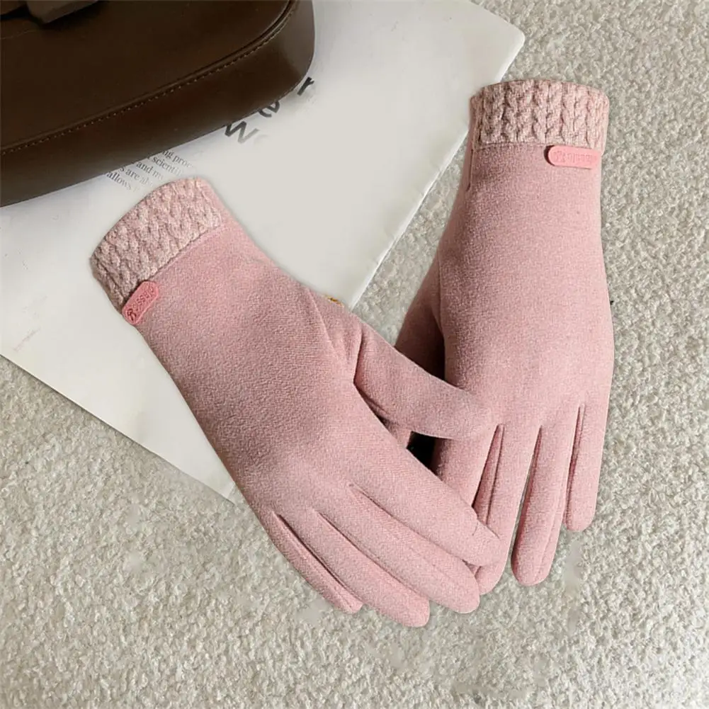 

Women Winter Gloves Winter Hiking Gloves Winter Gloves for Women Touch Screen Windproof Resistant Plush Lined for Outdoor