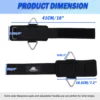 Wrist straps for Resistance band workout Cable Machines Neoprene Padded Wrist Cuffs Gym Home Fitness Equipment 1Pair 3