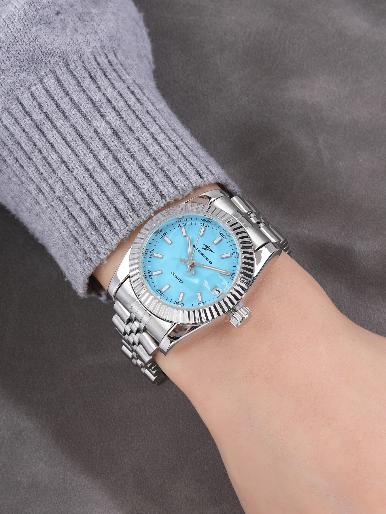 Fashion Woman Simple Quartz Wristwatch Classic Luxury Stainless Steel Watchband Ladies Watches Reloj Feminino WristWatch 4