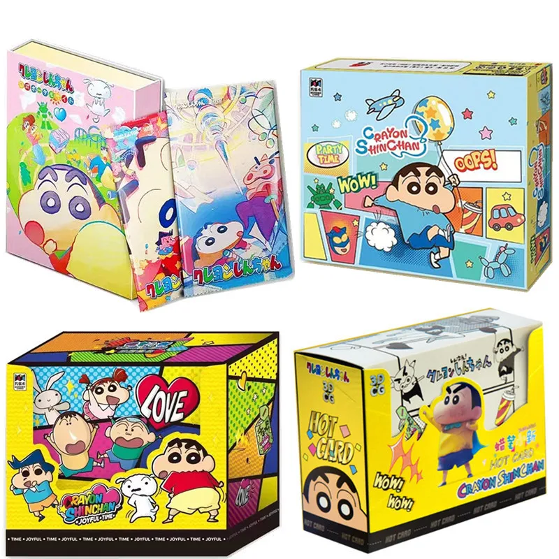 

New Anime Crayon Shin-Chan Cards Popular Nostalgic Theme Anime Series Collection Cards Boys Card Game Toys Gifts for Children