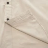 2024 Summer New Fashion Men Short Sleeve Solid Color Safari Shirt Casual Cargo Work 100% Cotton Pocket Shirts Male Plain Tops 6
