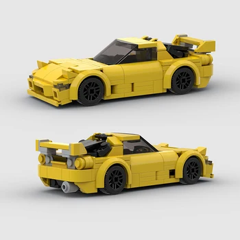 MOC RX-7 City Car Vehicle Speed Champion Racer Building Blocks Brick Racing Model World Famous Supercar Set Kids Toys Gift Boys