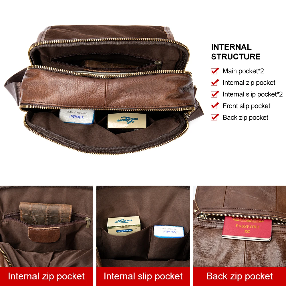 【関税&送料込】V° 73 Bags Leather Brown HANDMADELEATHERTRAVELBAGGentcr