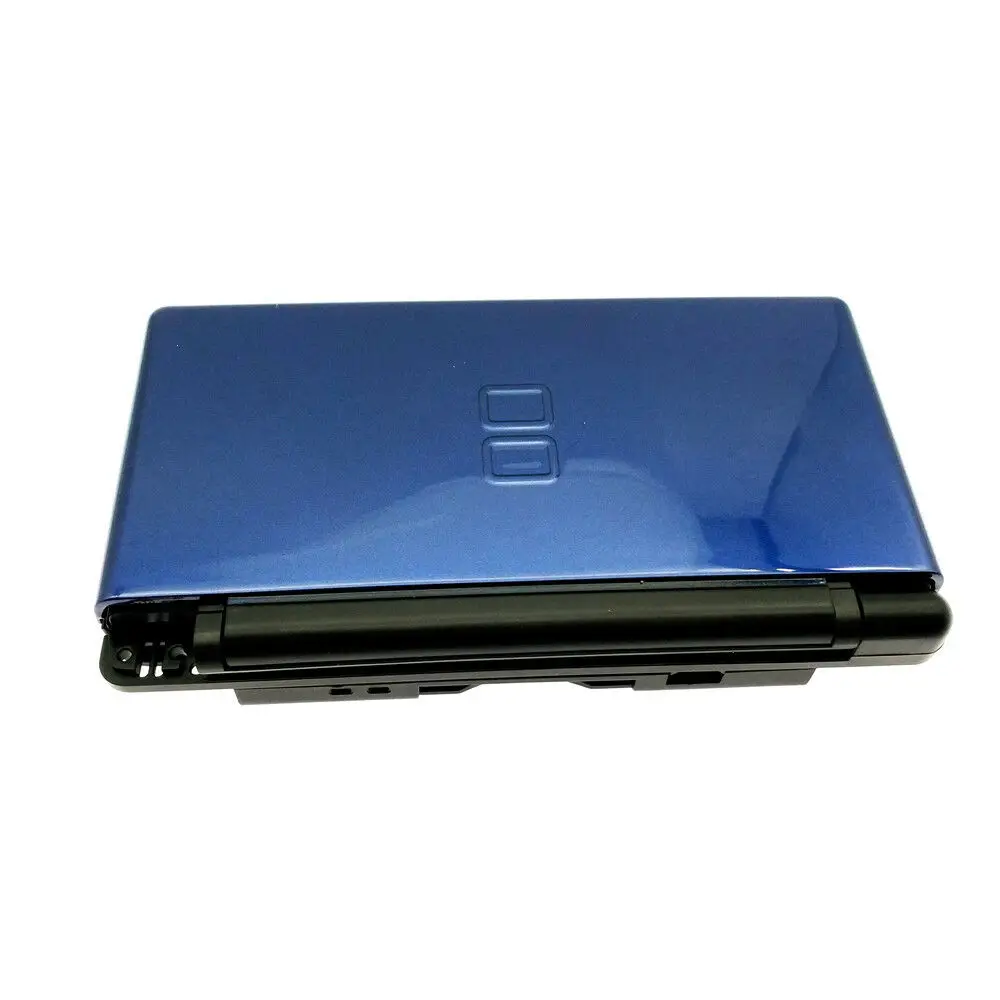 Top Blue Bottom Black Full Housing Shell Case Cover Buttons + Screwdriver Tool Kit For DS Lite NDSL