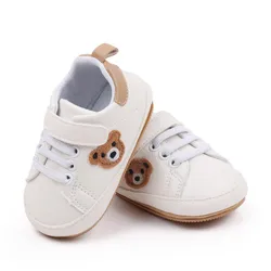 Baby Boys Girls Panda Sneakers Cute Soft Sole Prewalker Sneakers Walking Shoes Toddler First Walker
