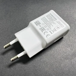 High - Speed Samsung USB Power Adapter with 15W Fast Charging Type - C Cable - Only White Adapter