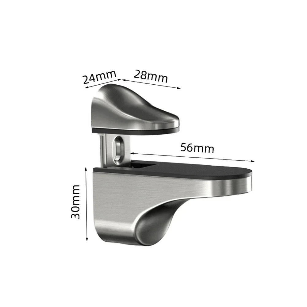 Glass Shelf Clamp Holder Adjustable Bathroom Wood Shelves Support
