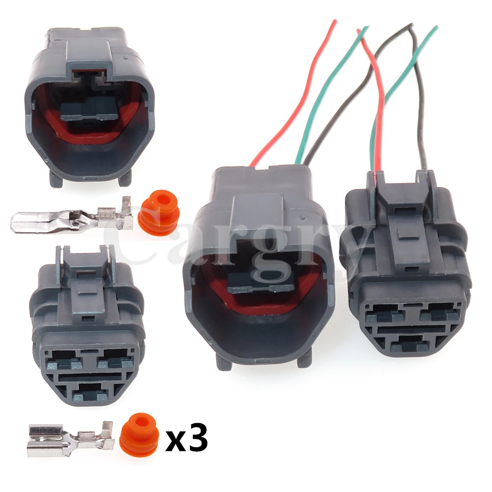 

1 Set 3P 7222-6234-40 Auto Starter Male Female Sealed Socket 7123-6234-40 Excavator Throttle Motor Sensor Wire Cable Connector