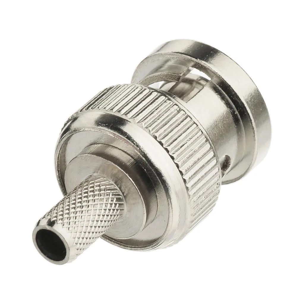 

Superbat BNC Straight Solder Male Crimp RF Coaxial Connector for KSR195 RG58 RG142 RG400 Cable