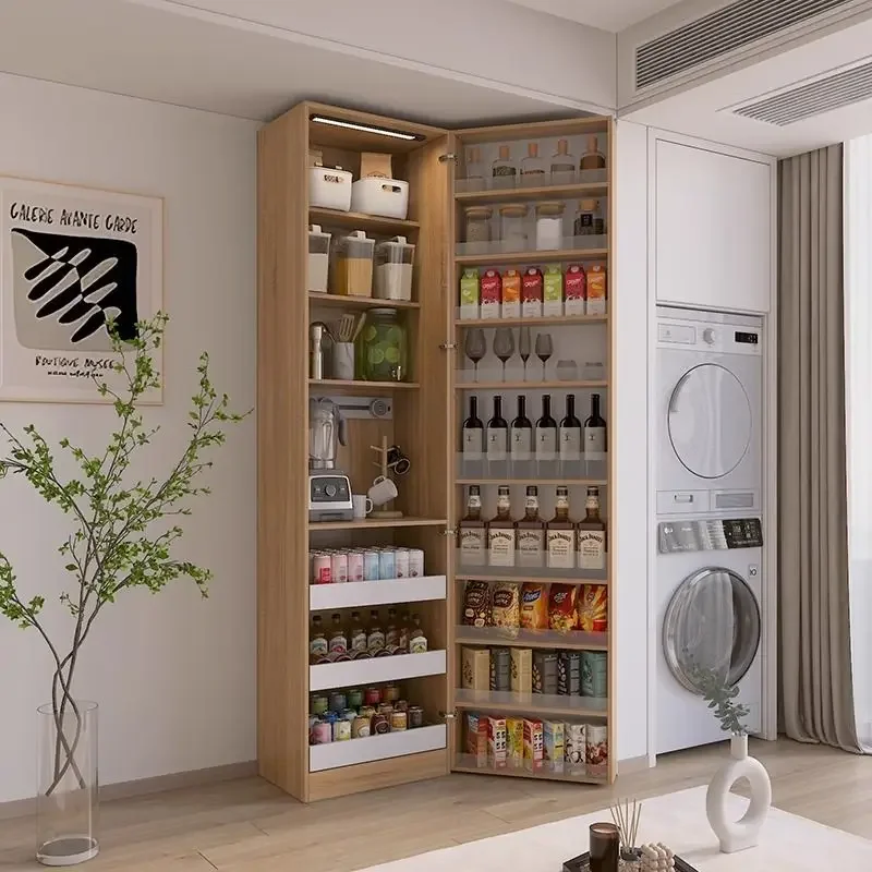 Snack Storage Cabinet Wine Cooler Sideboard Dining Cabinet Against The Wall All-in-one Pantry Living Room Size