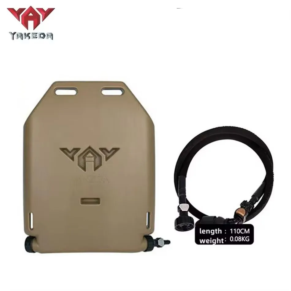 YAKEDA 전술 1.75L 물병 삽입 수화 대용량 주전자 안전 보호 야외 주전자 삽입 플레이트