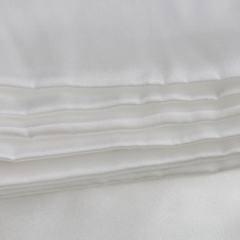 

100% Mulberry Silk Fabric Width 140cm For Dress Bedding Cloth Home Sewing DIY Hand-Making