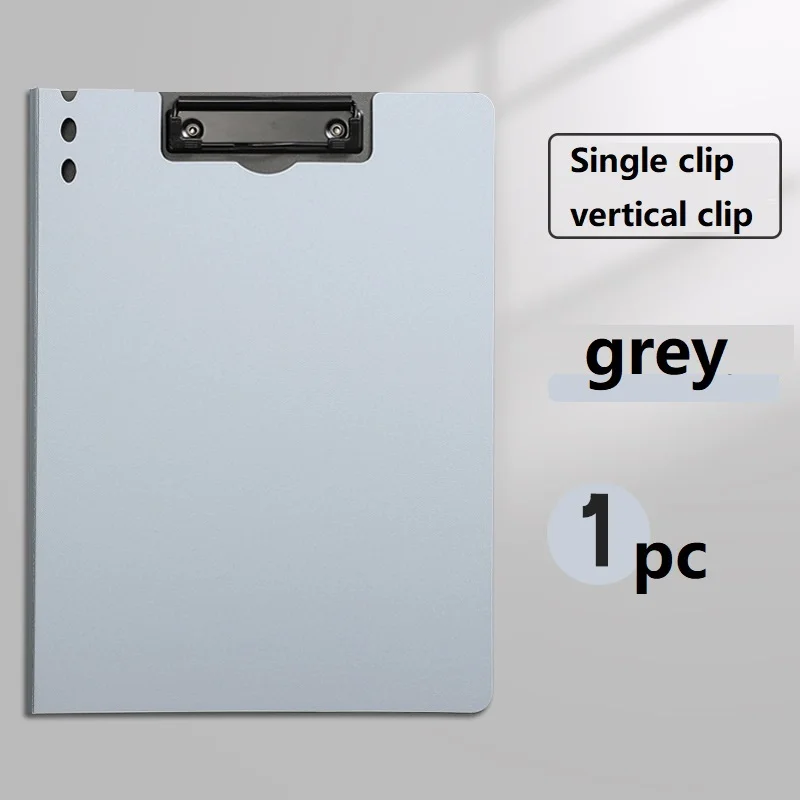 A4 File Folder & Clipboard with Writing Pad and Double Board Clip - Office & School Organizer