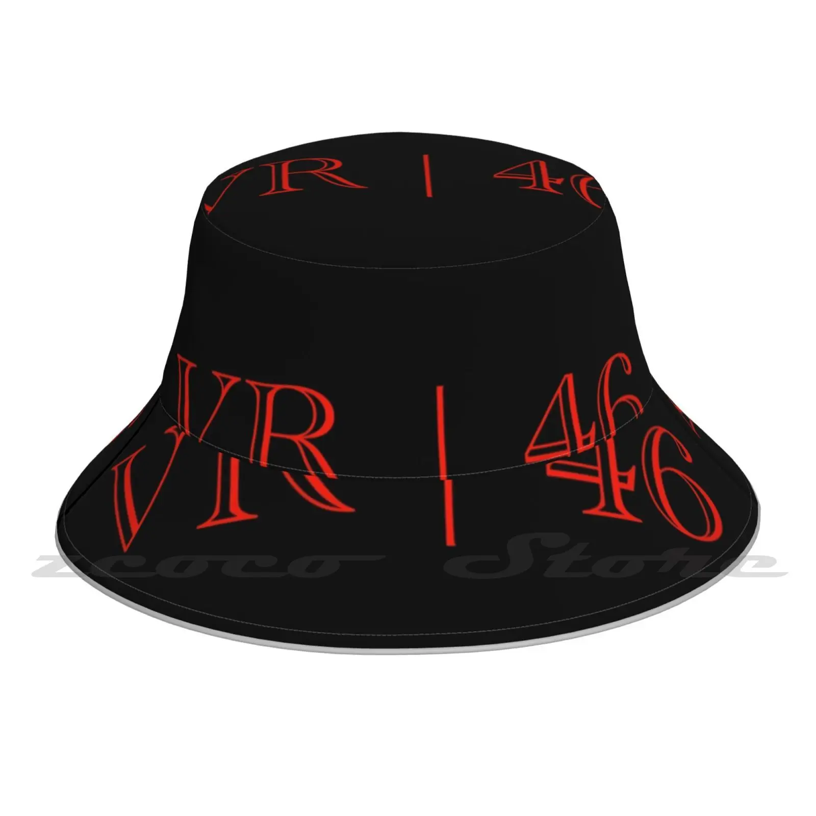 

- Design Cap Diy Foldable Sunshade Fashion Leisure Bucket Hat Track Motor Italian Rider Motorcycling Sport Moto Vr Typography