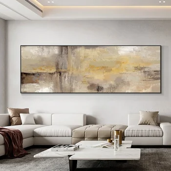 Modern Abstract Aesthetic Wall Art Minimalist Landscape HD Canvas Oil Painting Posters and Prints Home Bedroom Living Room Decor 2