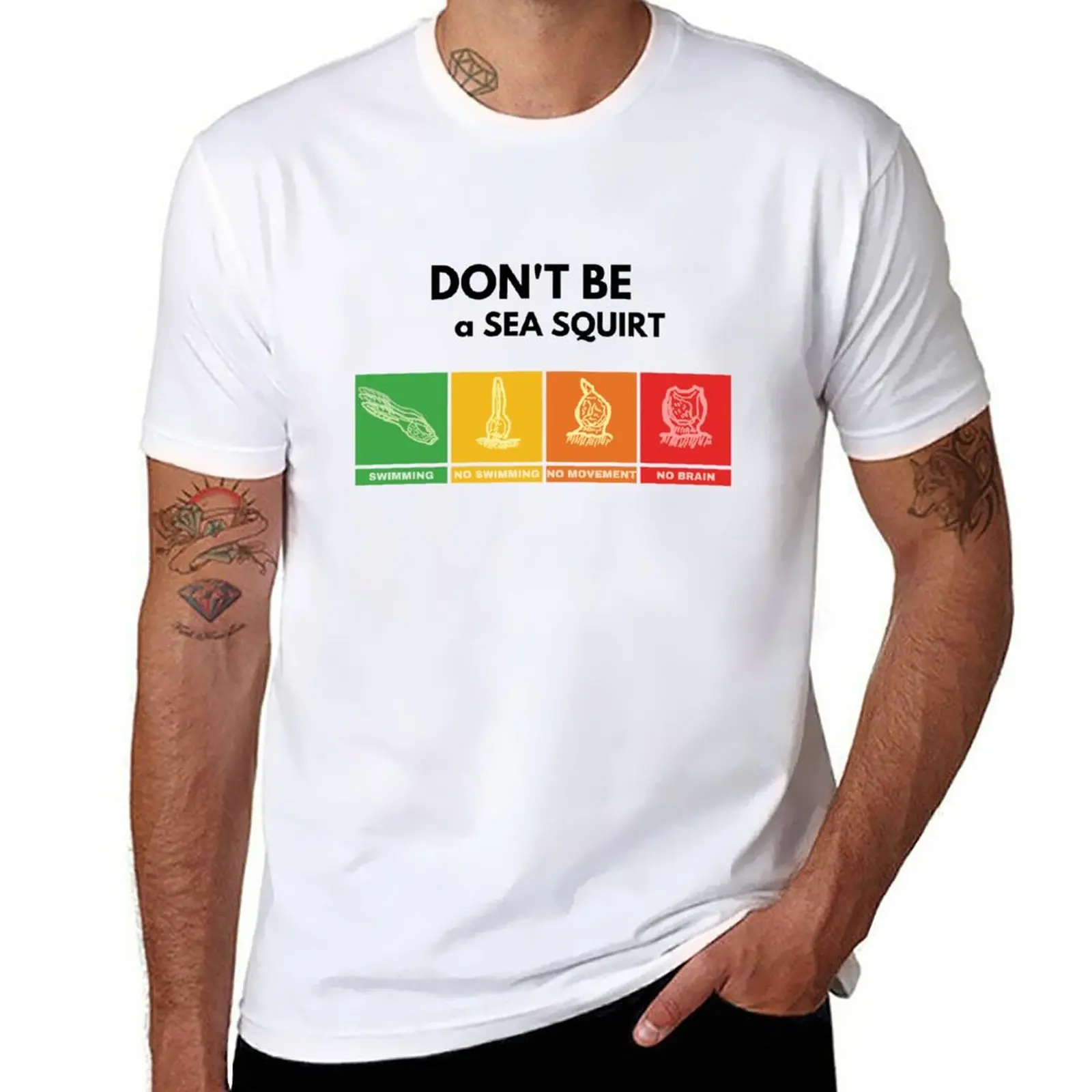 

New Don't Be A Sea Squirt T-Shirt vintage clothes sweat shirts Aesthetic clothing mens funny t shirts