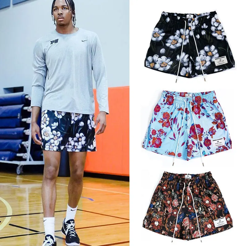 

2023 New Printed Shorts Men Women Mesh Breathable Quick-Drying Summer Classic Shorts Casual GYM Basketball Fitness Sports Shorts
