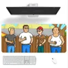 Cartoon K-King of the Hill Mouse Pad Computer Laptop Gaming Office Wrist Guard Non Slip Keyboard Pad 5