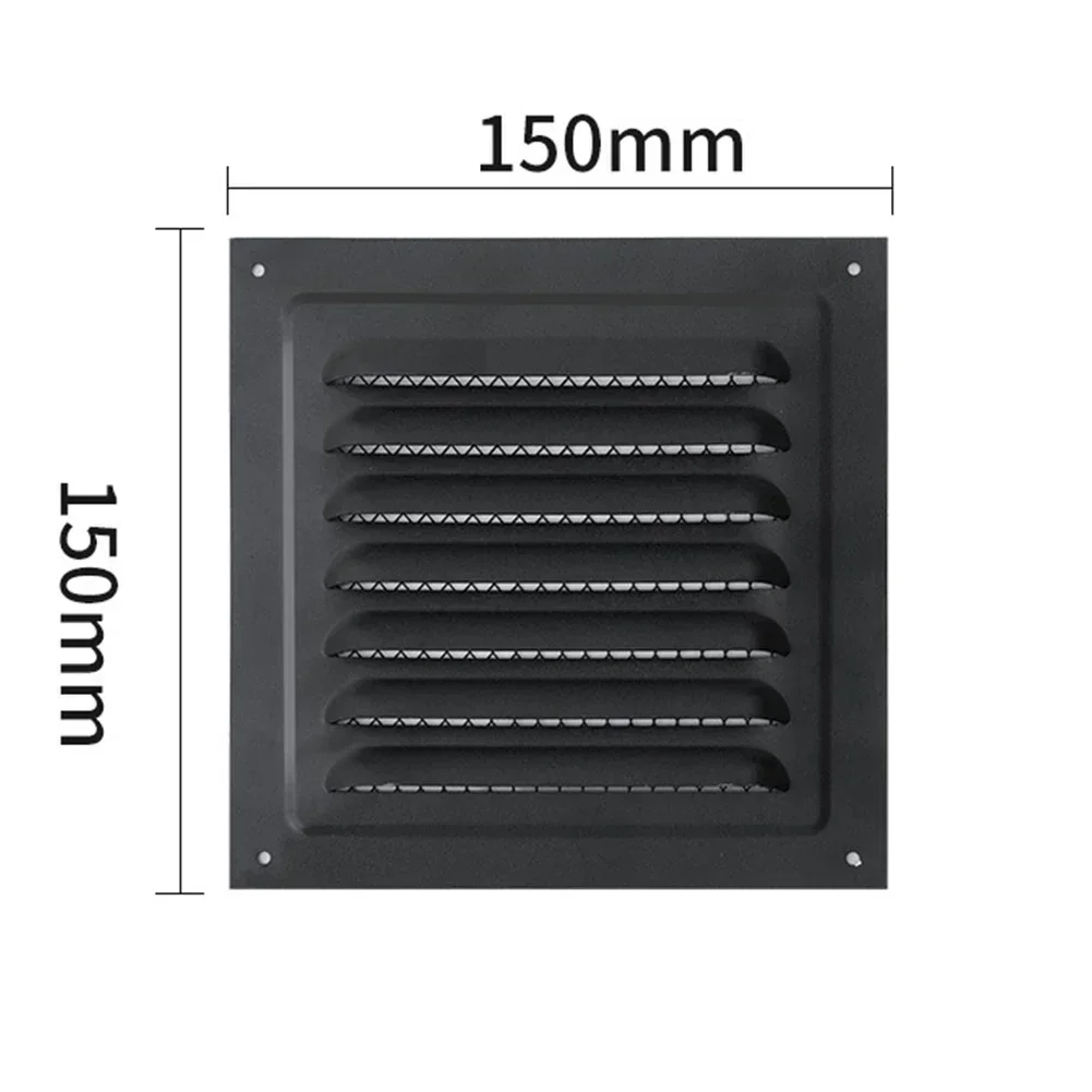 Square Ventilation Grille 2 1pcs 15x15 Cm Return Grille Protective HVAC Household Power Manual Tool Accessories