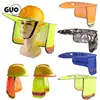 Reflective Sun Shade For Construction Safety Hard Hat (Hard Hat Not Included) Neck Shield For Helmets Reflective Stripe 1