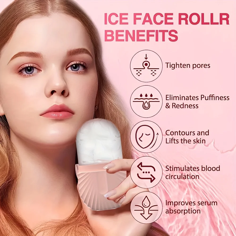 Hielo Roller Facial Beneficios Face Roller Rodillo Masajeador