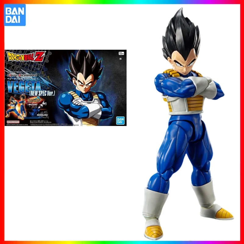 

In Stock Bandai Original Figure-rise Standard Anime Dragon Ball Vegeta New Spec Ver Action Figure Assembly Model Collectible Toy