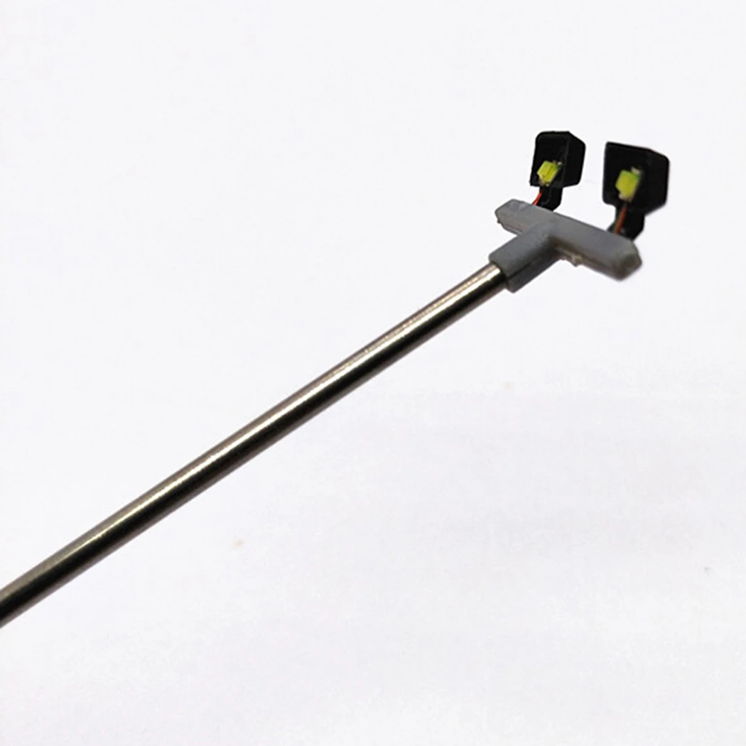 

5 Pack Model Railway Yard Lights Twin LED Lamps OO 00 Guage Flood Light 1:76 Model Railroads 5*Twin LED Yard Lights
