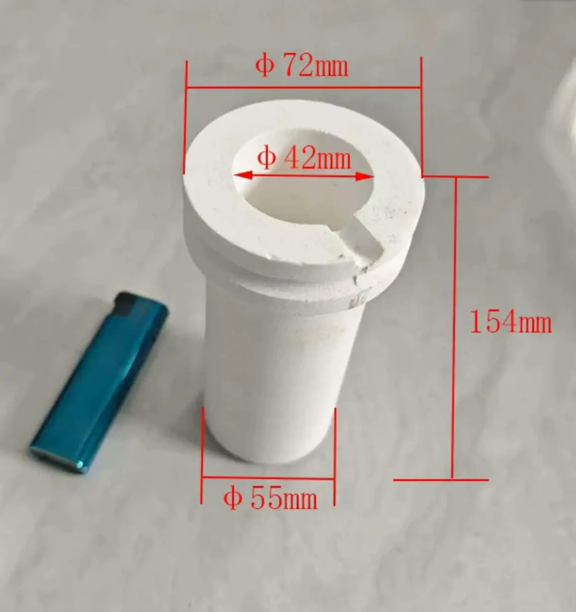 Premium Ceramic Crucible for Precious Metal Jewelry Casting and Refining