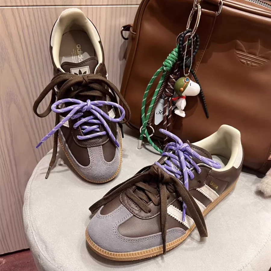 Bunte diagonale Punkte, runde Seil-Schnürsenkel, grobe Webart, Polyester, Schnürsenkel, Damen, Herren, Herbst, Winter, Sport, Freizeit-Sneaker-Schuh – Detail 12