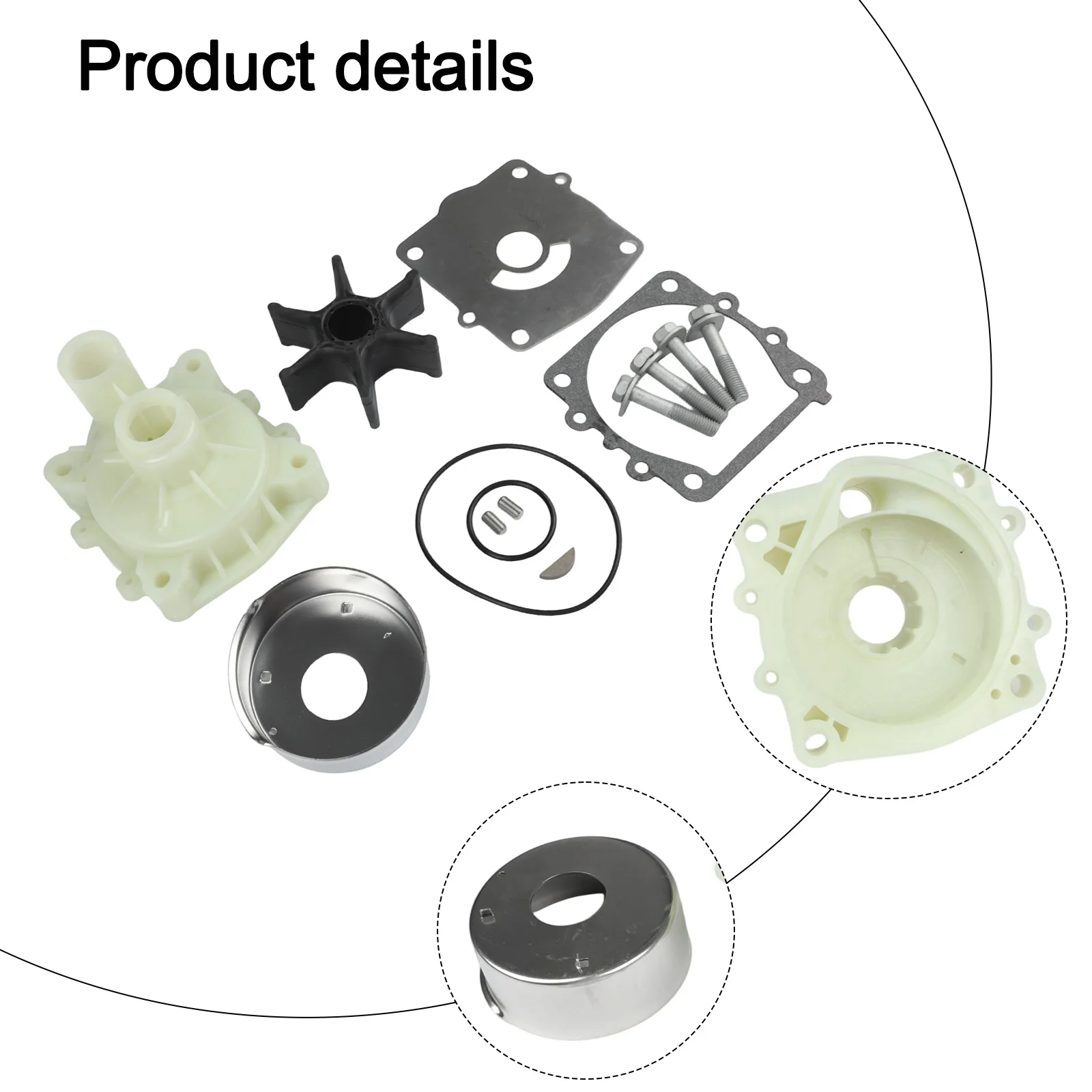 보트 유지보수 임펠러 수리 키트 워터 펌프 수리 솔루션 효율적인 유지보수 향상된 냉각 효율