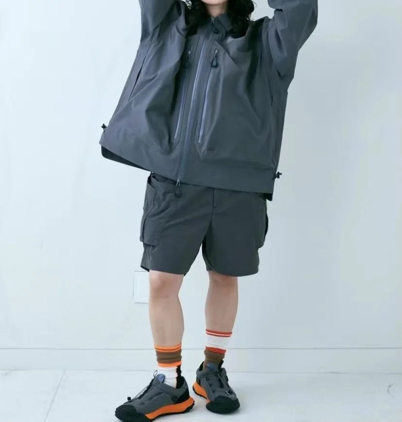 COMFY Outdoor City Functionality CMF Summer Relaxed Casual Men's and Women's Multi Pocket Men Capris Shorts