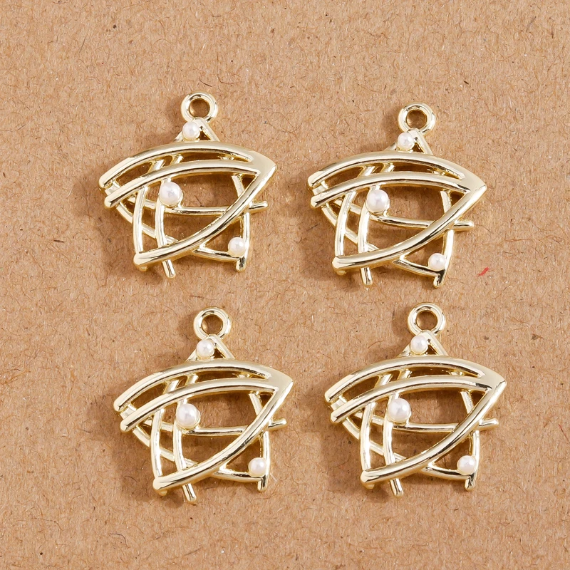 8 Teile/los Nette Kristall Bär Mond Stern Liebe Herz Charms für Schmuck Machen Frauen Mode Ohrringe Anhänger Halsketten Zubehör – Detail 15