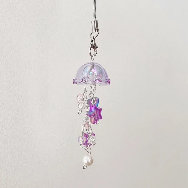 The Handmade Jellyfish Phone Charm Is A Cute And... - Depop