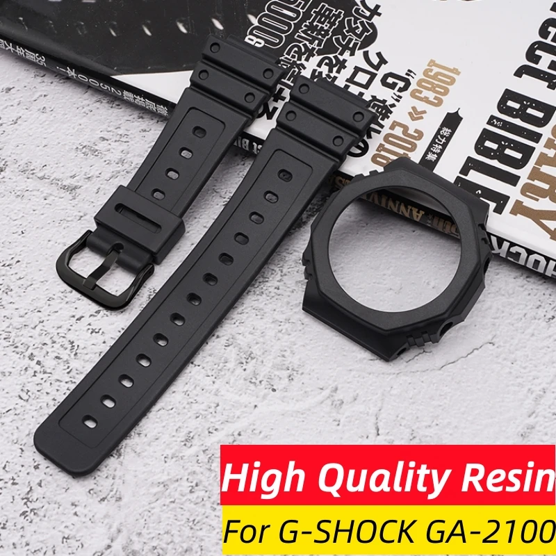 HighQualityResinWatchBandandcaseForCasioGShockGA2100GA