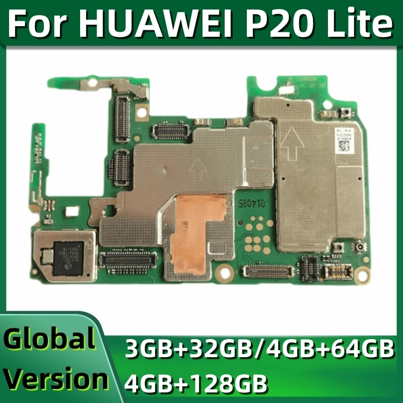 

Mainboard for HUAWEI P20 Lite, Original Motherboard PCB Module, ANE-LX2, 32GB 64GB 128GB Global ROM, Kirin 658 Processor