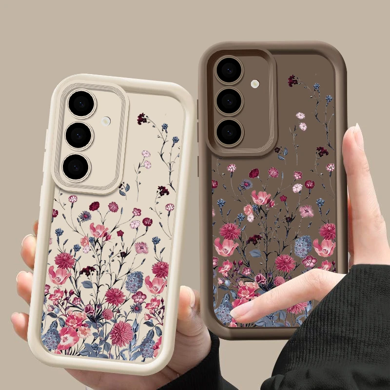 Shockproof Bumper Flower Design Soft Phone Case