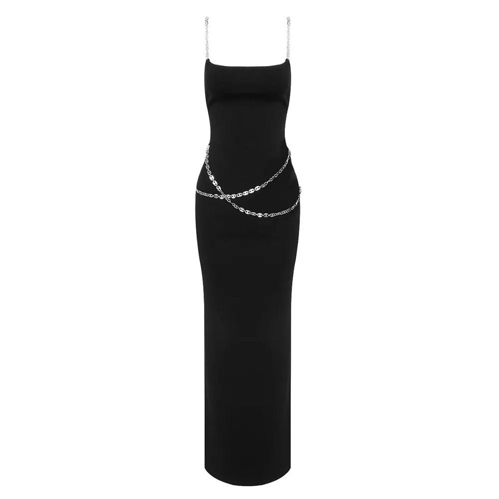 

Women Dress Simple Chain Strap Evening Events